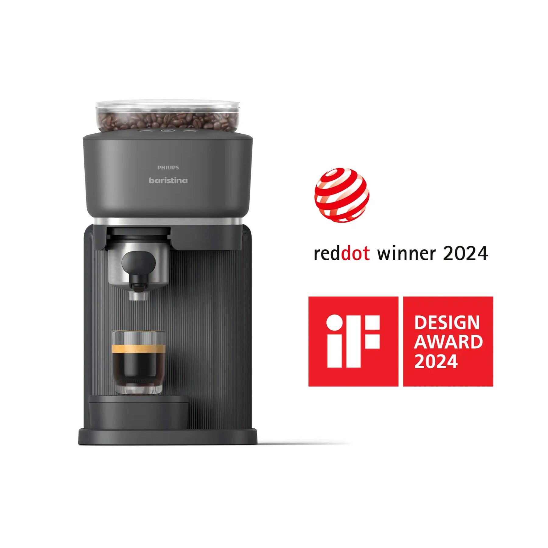 Philips Baristina Jaune Mangue - vue trois quarts