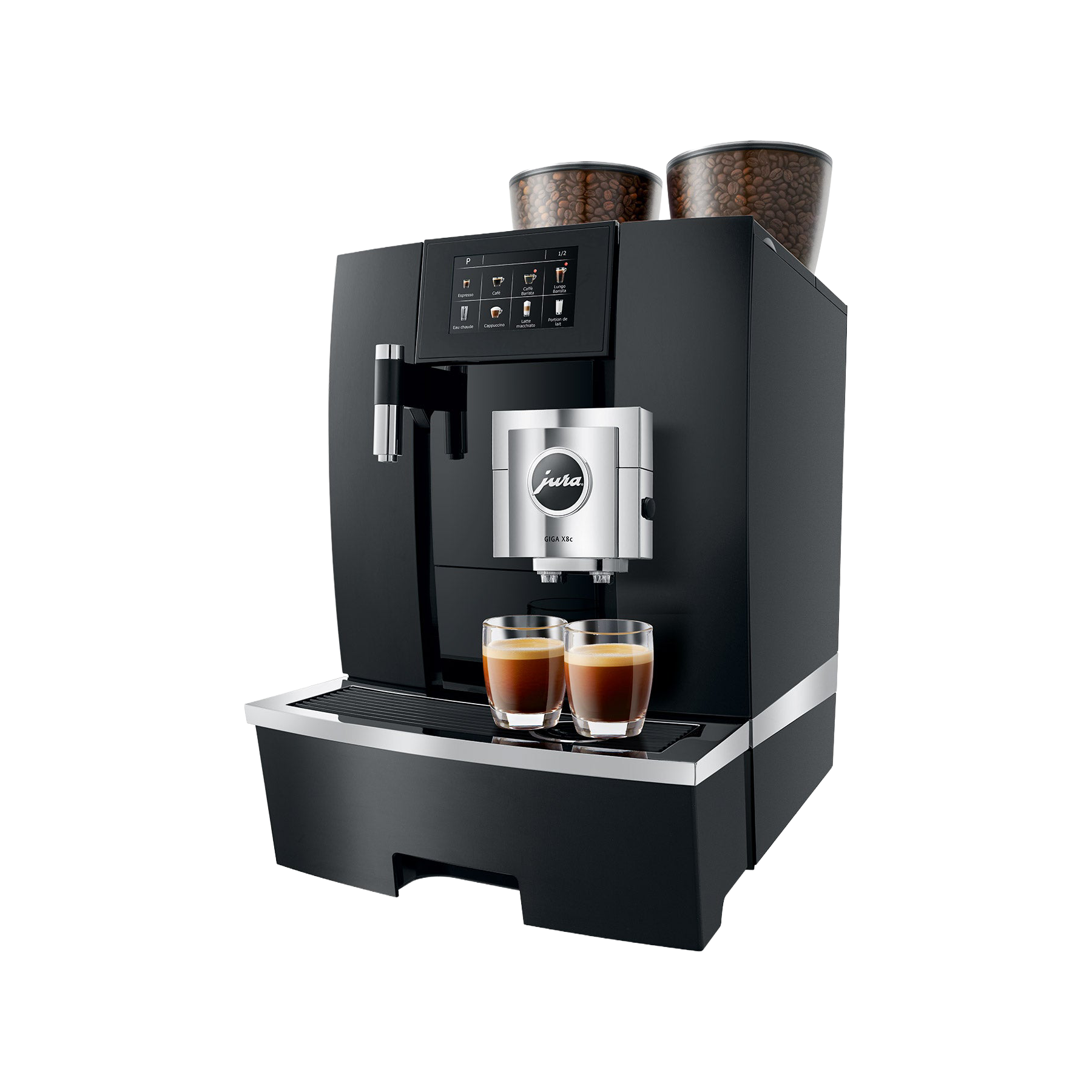 Jura GIGA X8C — vue latérale