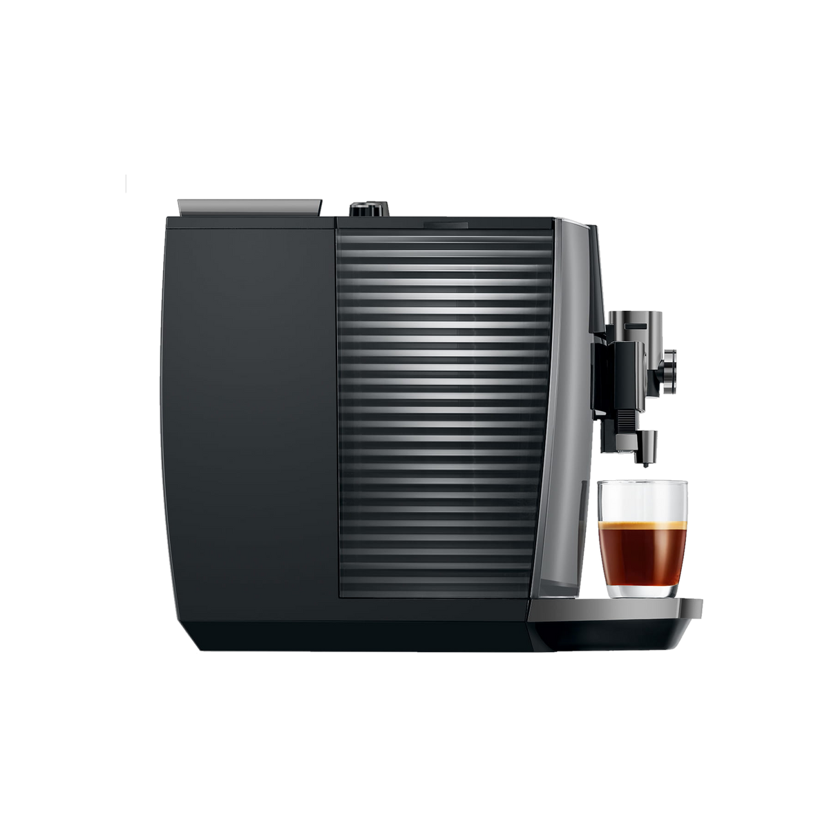 Jura J10 Twin Diamond Onyx — profil gauche