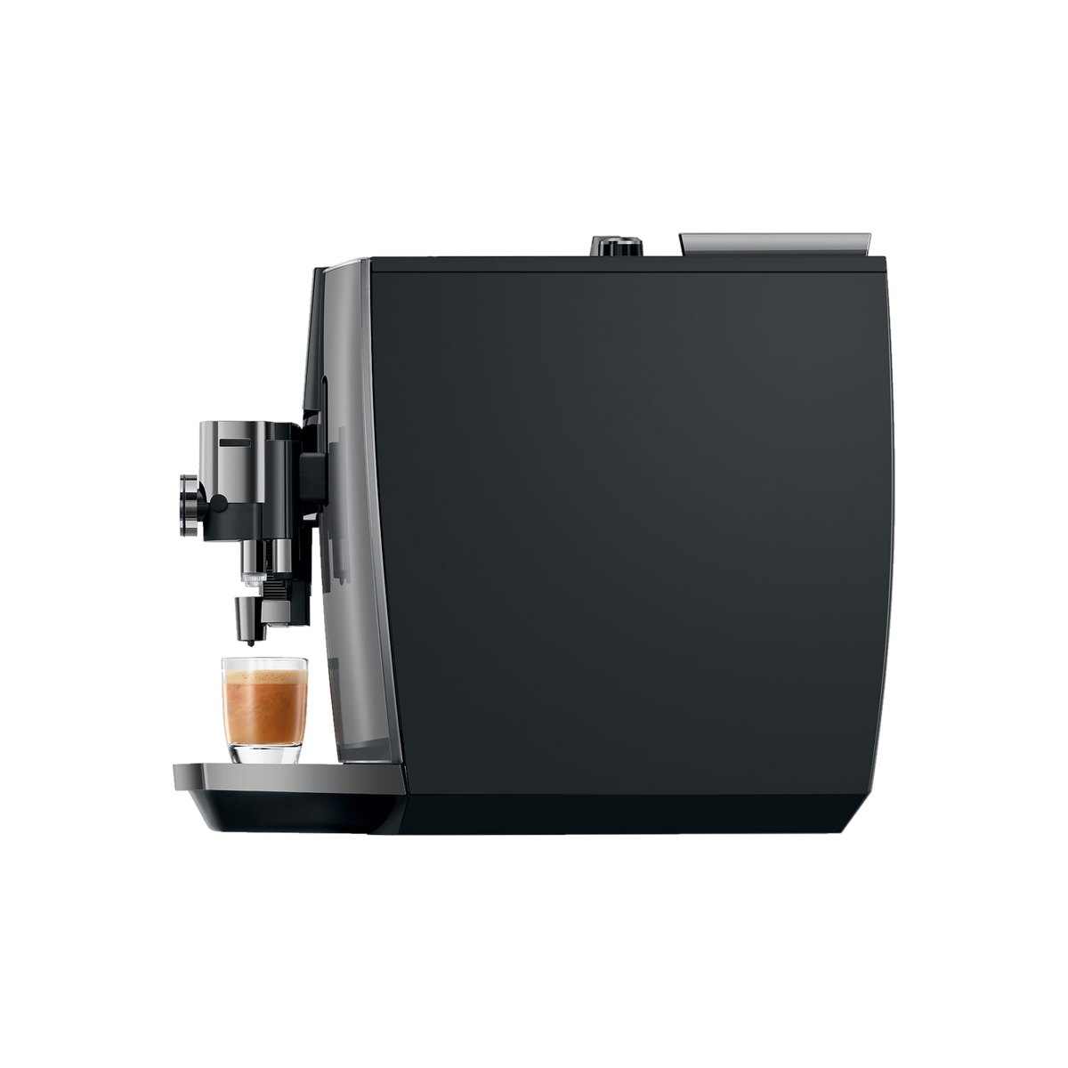 Jura J10 Twin Diamond Onyx — profil droit