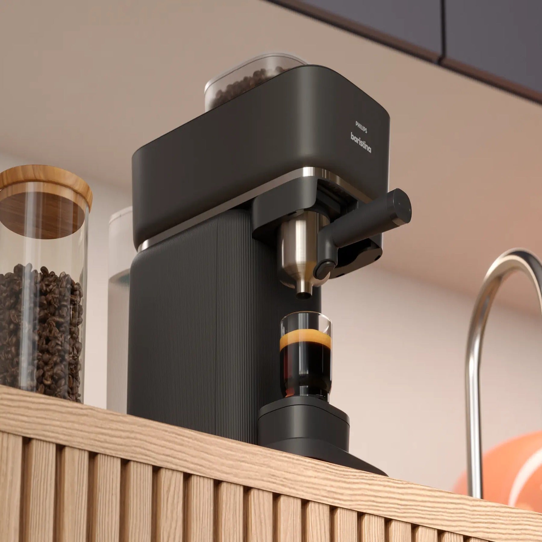 Philips Baristina - extraction d'espresso